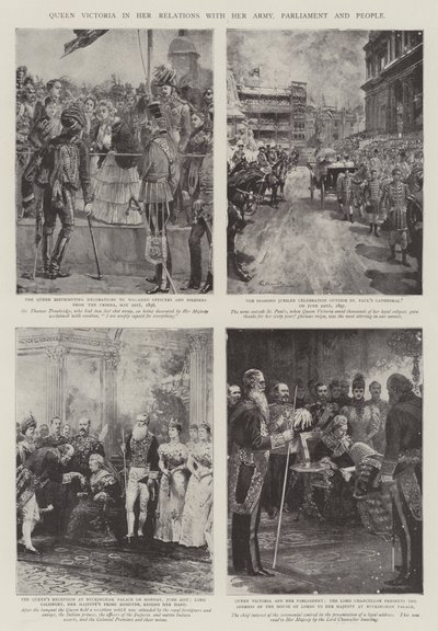 Queen Victoria in Her Relations with Her Army, Parliament and People by William Heysham Overend