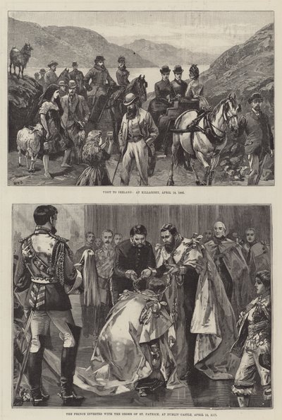 Royal Visit to Ireland by William Heysham Overend