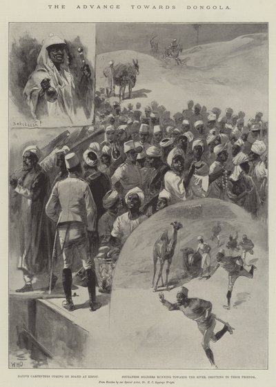 The Advance towards Dongola by William Heysham Overend