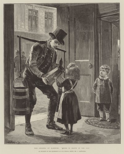 The Cholera at Hamburg, There is Death in the Cup by William Heysham Overend