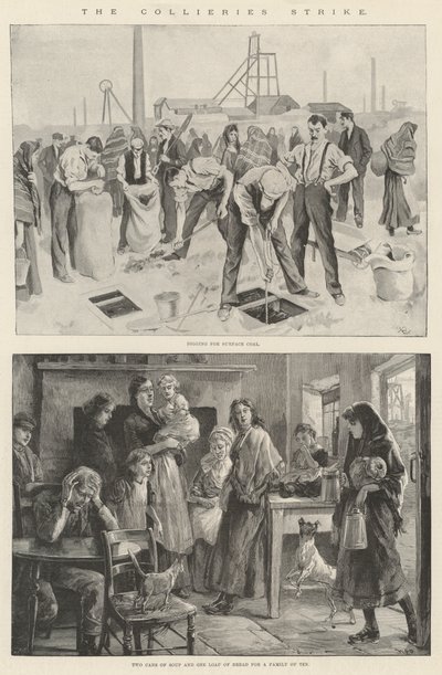 The Collieries Strike by William Heysham Overend