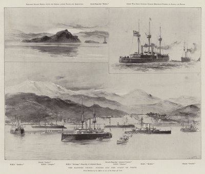 The Eastern Crisis, Scenes off the Coast of Crete by William Heysham Overend