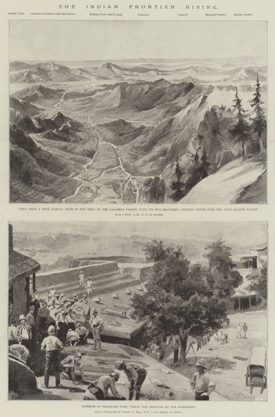 The Indian Frontier Rising by William Heysham Overend