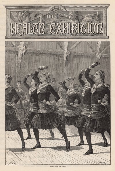 The International Health Exhibition: Gymnastics for Girls by William Heysham Overend