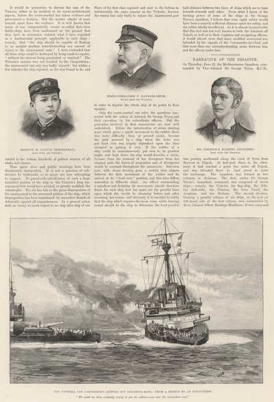 The Loss of HMS Victoria by William Heysham Overend