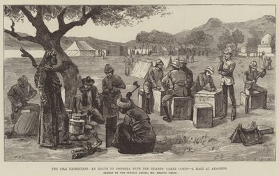 The Nile Expedition, En Route to Dongola with the Guards