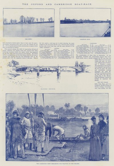 The Oxford and Cambridge Boat-Race by William Heysham Overend
