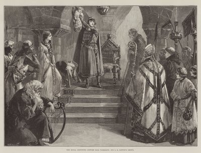 The Royal Institute Costume Ball Tableaux, Sir J D Linton