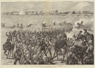 War in the Soudan, First Attempt to take the Town of Metammeh, 21 January by William Heysham Overend