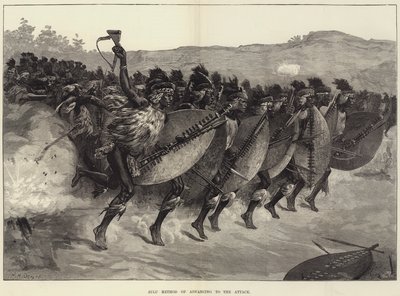 Zulu Method of Advancing to the Attack by William Heysham Overend