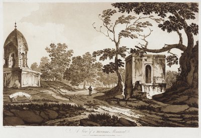 A View of a Hindu Monument [near Murshidabad, West Bengal] from Select Views in India by William Hodges