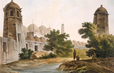 A View of the Cuttera Built by Jaffeir Cawn at Muxadavad by William Hodges