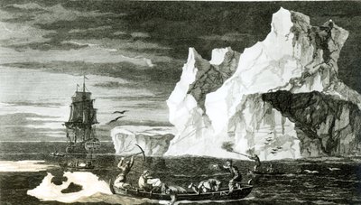 The Ice Islands on the 9th January 1773, engraved by B. T. Pouney, 31st Feb 1777 by William Hodges