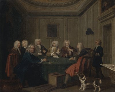 A Club of Gentlemen by William Hogarth
