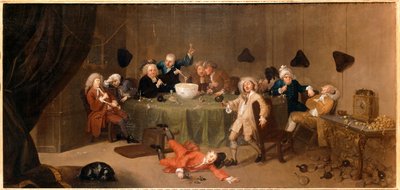 A Midnight Modern Conversation by William Hogarth