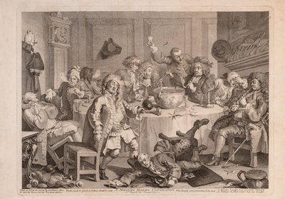 A Midnight Modern Conversation by William Hogarth