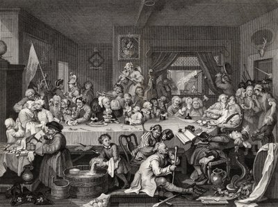 An Election Entertainment by William Hogarth