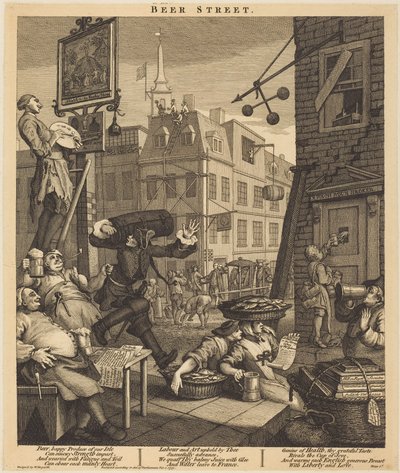 Beer Street by William Hogarth