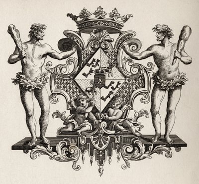 Coat of Arms of the Duchess of Kendal, from 