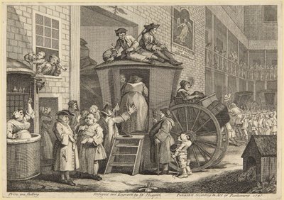 Country Inn Yard by William Hogarth