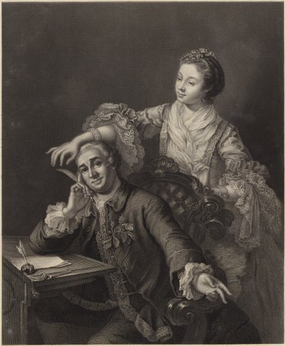 David Garrick and his wife by William Hogarth