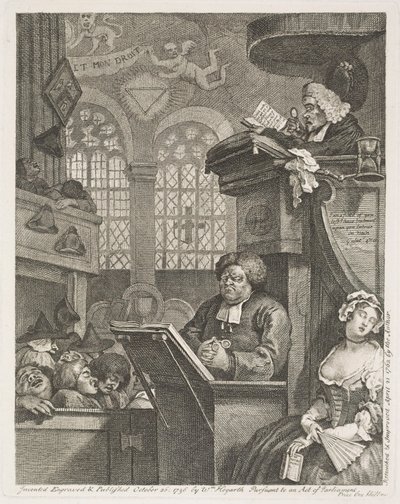 The Sleeping Churchgoers by William Hogarth