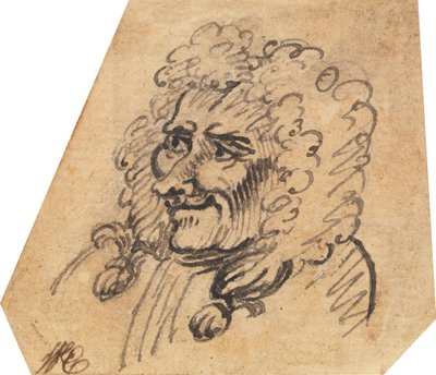 Grotesque Male Head by William Hogarth