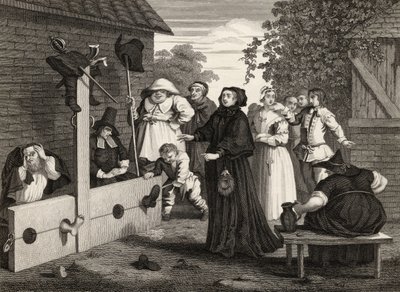 Hudibras and Ralpho in the Stocks, from 