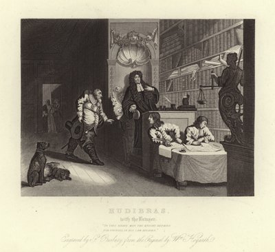 Hudibras by Samuel Butler by William Hogarth
