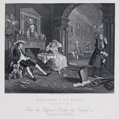 Marriage à la Mode: Breakfast Scene by William Hogarth