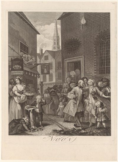 Noon, Plate 2 of the Series 