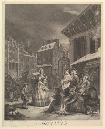 Morning: The Four Times of the Day by William Hogarth