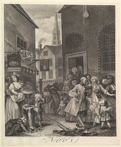 Noon: The Four Times of Day by William Hogarth