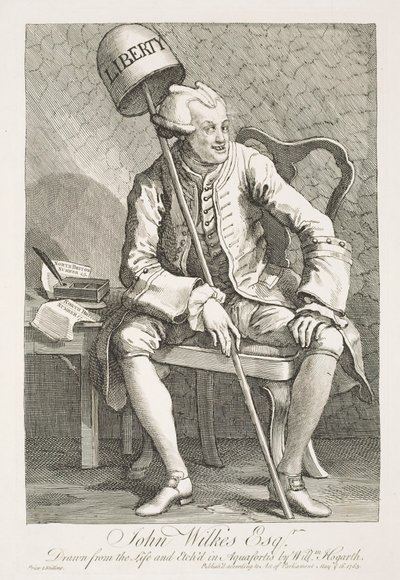 Portrait of John Wilkes, Esquire by William Hogarth