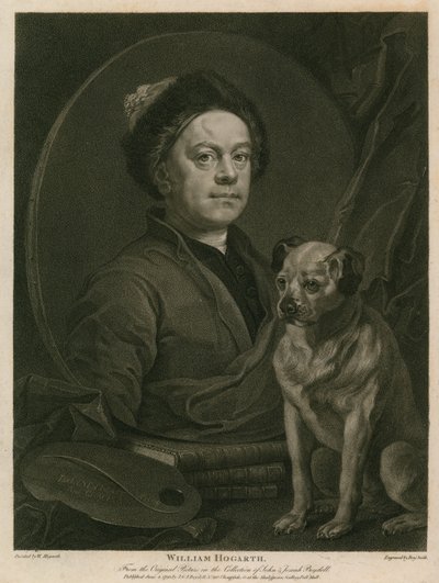 Self-portrait of William Hogarth by William Hogarth
