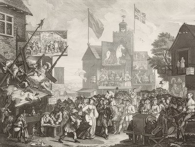 Southwark Fair. 1733 by William Hogarth