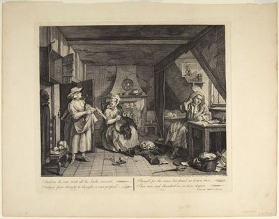 The Distressed Poet by William Hogarth