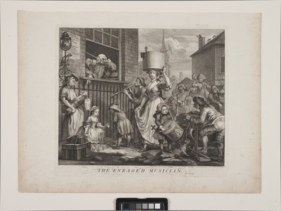 The Enraged Musician by William Hogarth