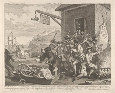 The Invasion, Plate 1: France by William Hogarth