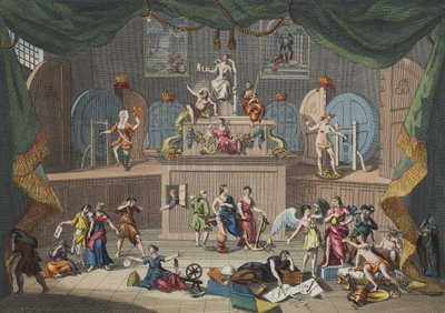 The Lottery, illustration from Hogarth Restored: The Whole Works of the celebrated William Hogarth, re-engraved by Thomas Cook, pub. 1812 by William Hogarth