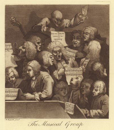 The Musical Group by William Hogarth