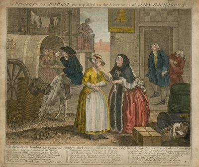 The Progress of a Harlot exemplified in the adventures of Mary Mackabout by William Hogarth