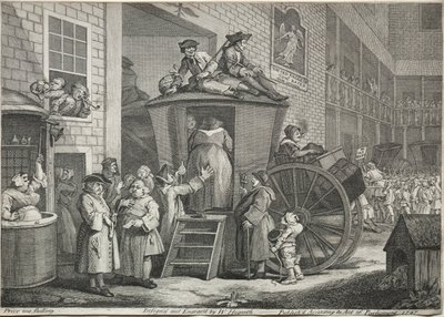 The Stage Coach, 1747 by William Hogarth