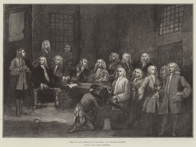 Trial of the Governor of the Fleet by William Hogarth