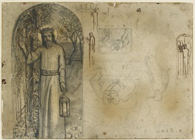 Studies for The Light of the World by William Holman Hunt