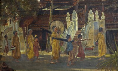 A Procession in Burma by William Holt Yates Titcomb