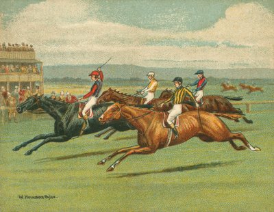 Races Historic and Modern, Flat Racing, Horse by William Hounsom Byles