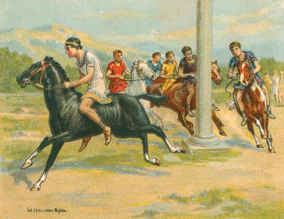 Races Historic and Modern, Greek Horse Races by William Hounsom Byles