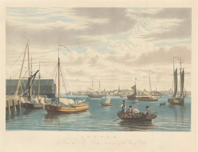 Boston: From the Ship House West End of the Navy Yard by William James Bennett
