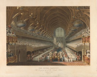 The Royal Banquet - 19th July 1821 by William James Bennett